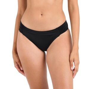 🌸NEW La Blanca Women's Standard Island Goddess Side Shirred Hipster Women’s Sz 4
